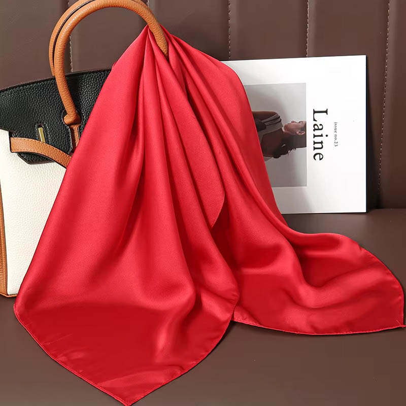 Luxury Bags Expensive - Luxury Solid Color Silk Square Scarf