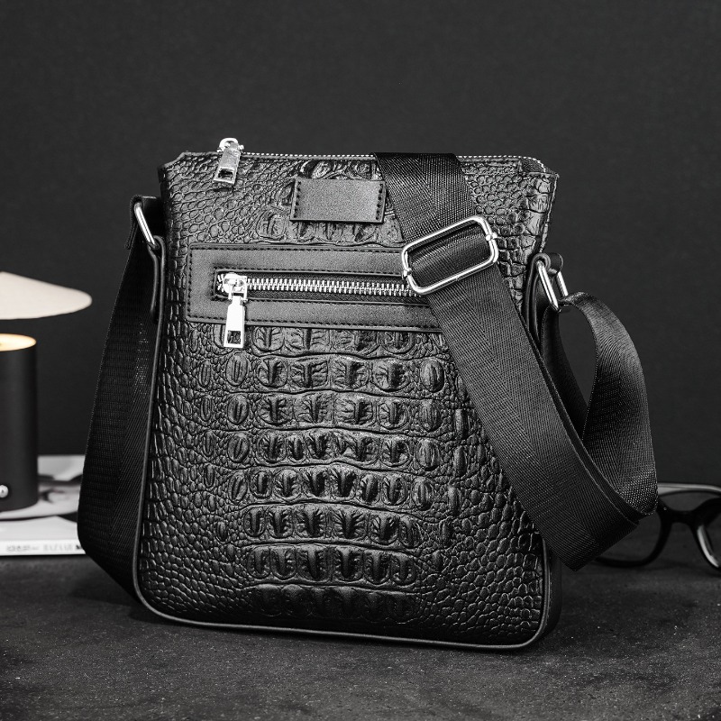 Luxury Bags For Men Brands - Alligator Leather Men's Crossbody Bags Fashion