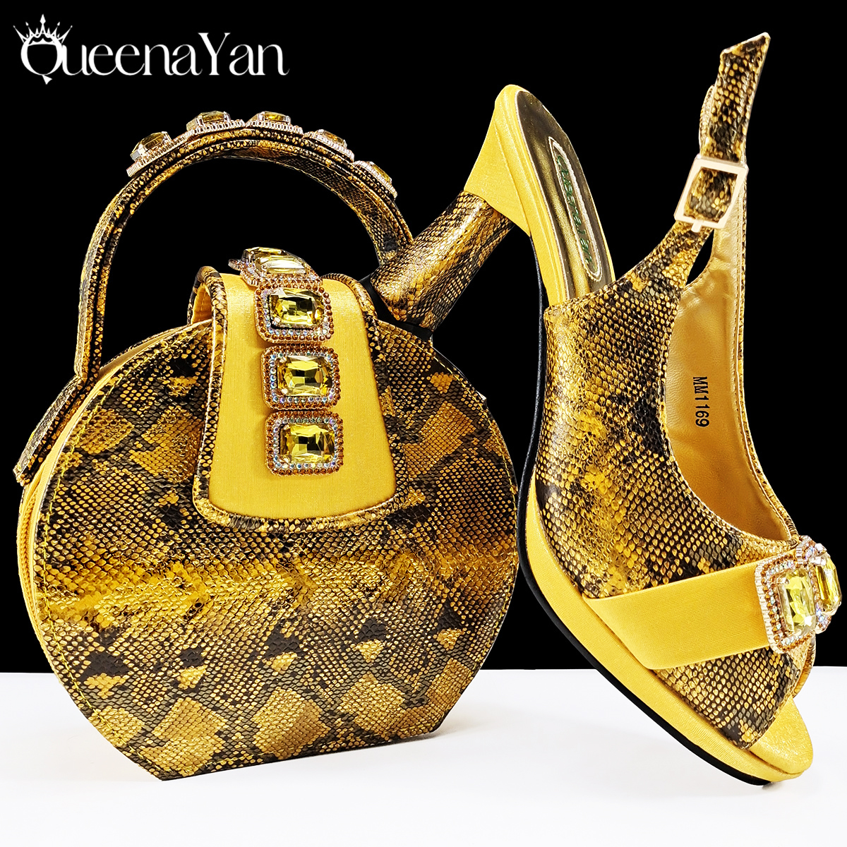 Luxury Bags And Shoes - Queena Yan New Luxurious Italian Women's
