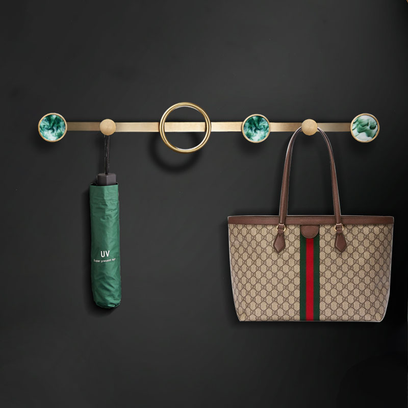 Green/White Brass  Wall Mount  - Luxury Bags Green のレビューと価格