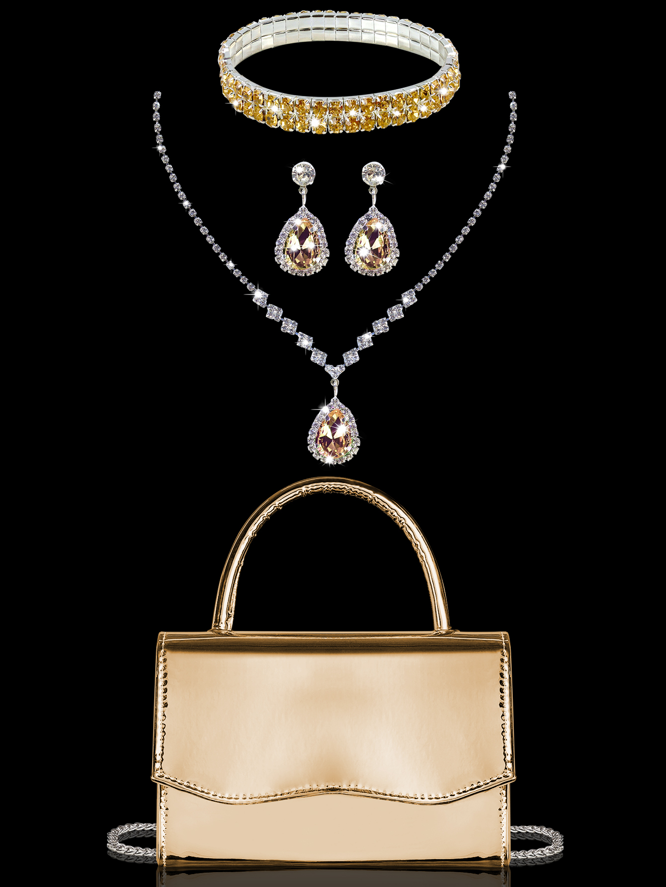 Shining Laser Banquet Women's  - Luxury Bags Classy のレビューと価格