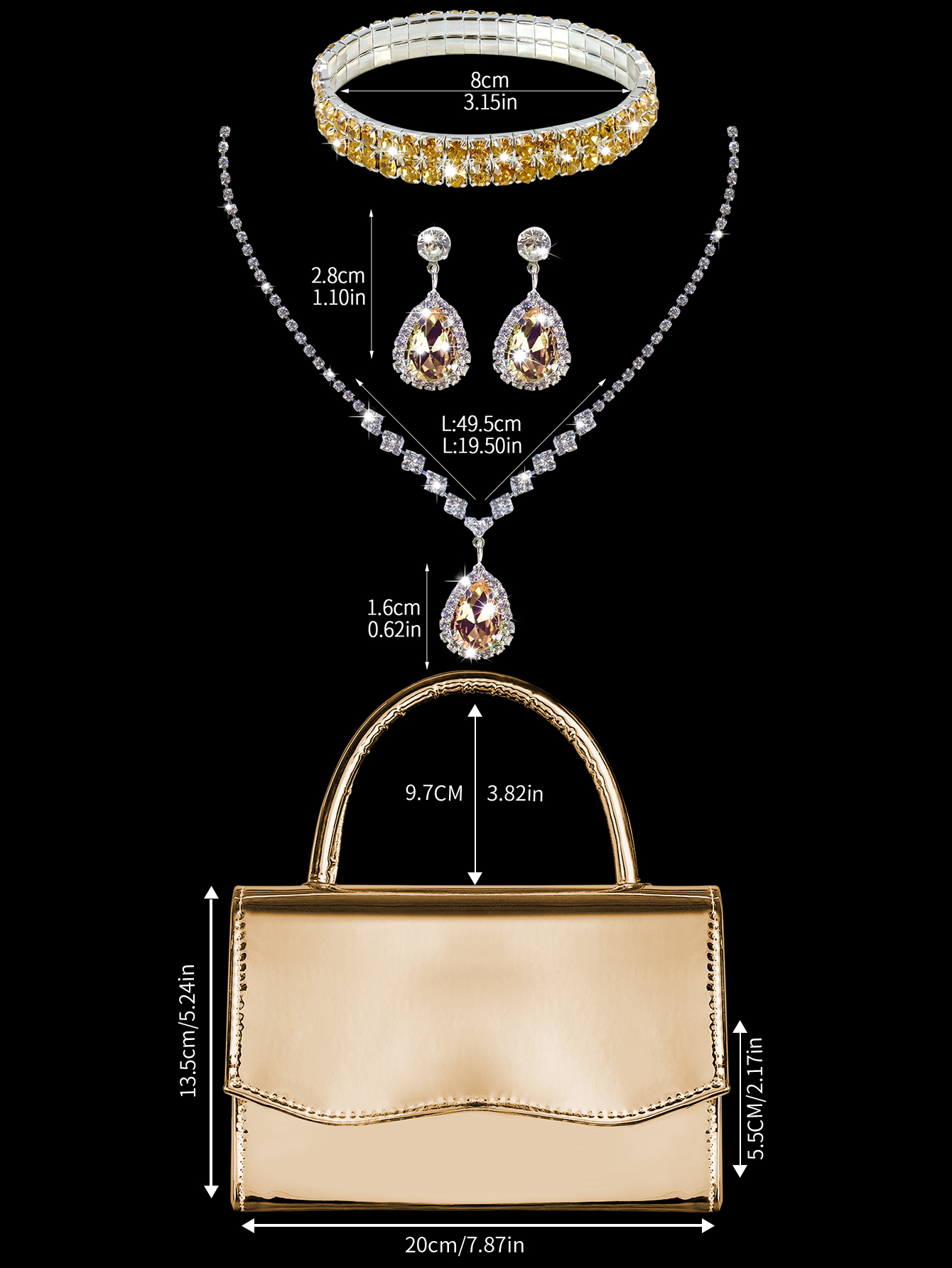 Shining Laser Banquet Women's  - Luxury Bags Classy のレビューと価格