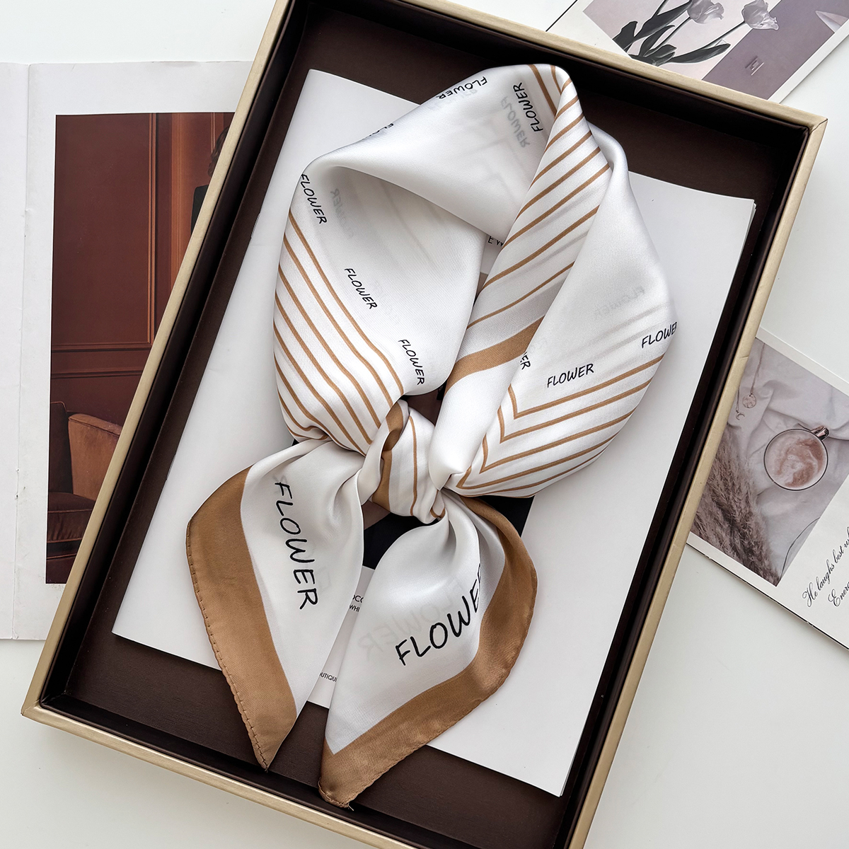 Luxury Print Scarf For Women E - Luxury Bags Expensive のレビューと価格
