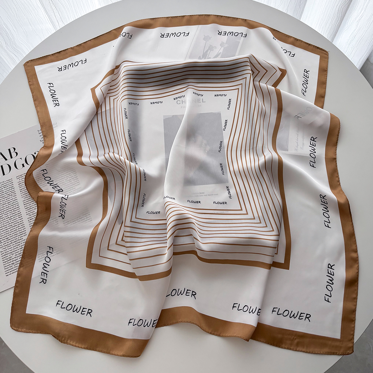 Luxury Print Scarf For Women E - Luxury Bags Expensive のレビューと価格