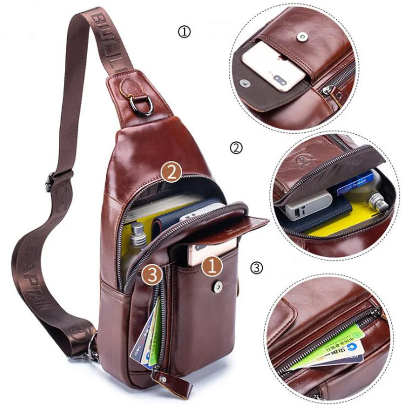 Brand Premium 100% Genuine Lea - Luxury Bags For Men Brands のレビューと価格