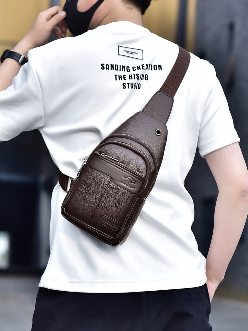 Luxury Brand Chest Pack Leathe - Luxury Bags For Men Brands のレビューと価格