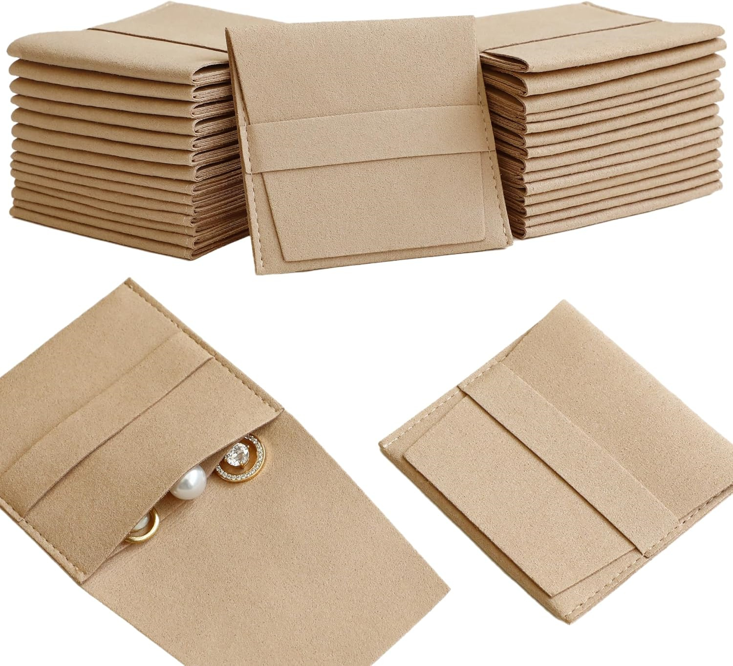 12Pcs 8x8cm Blue Green Envelop - Luxury Bags Green のレビューと価格