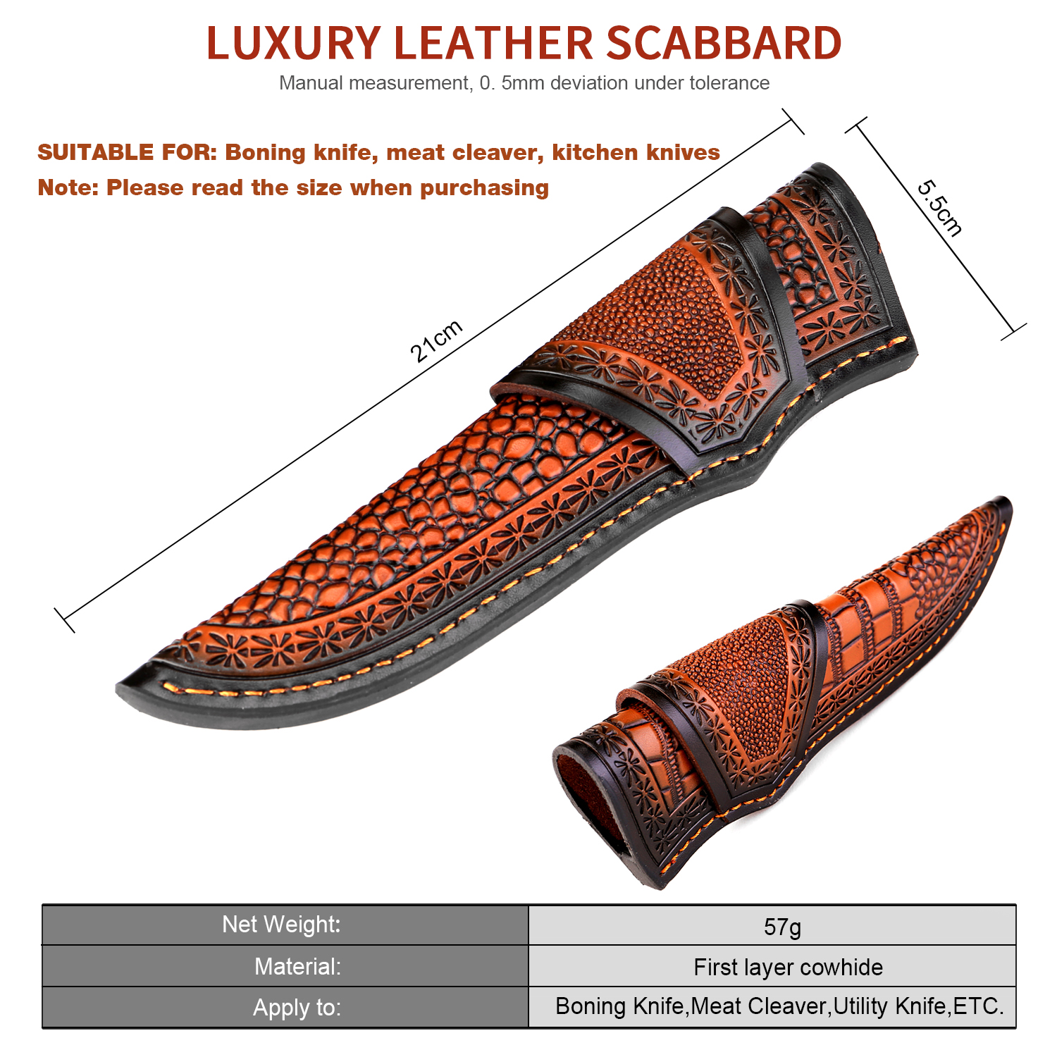 Luxury Leather Sheath Fixed Bl - Luxury Bags Eu のレビューと価格