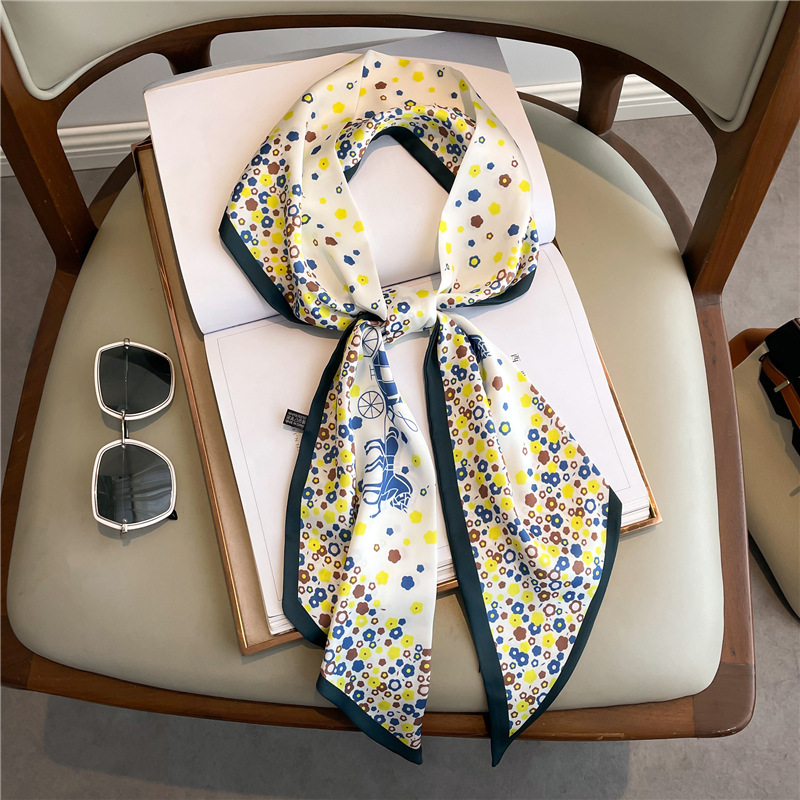 Fashion Print Long Silk Scarf  - Luxury Bags Expensive のレビューと価格