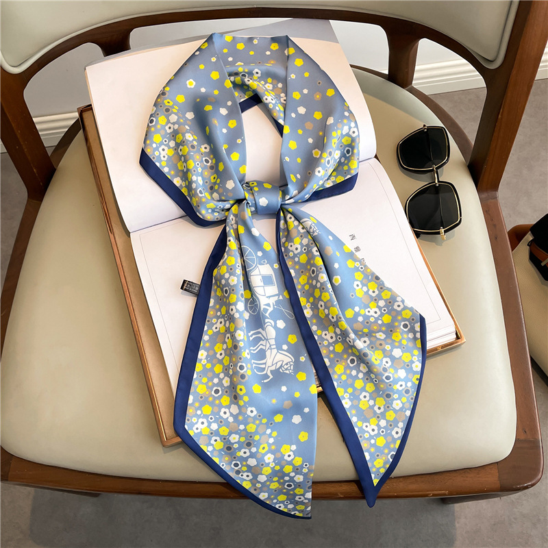 Fashion Print Long Silk Scarf  - Luxury Bags Expensive のレビューと価格
