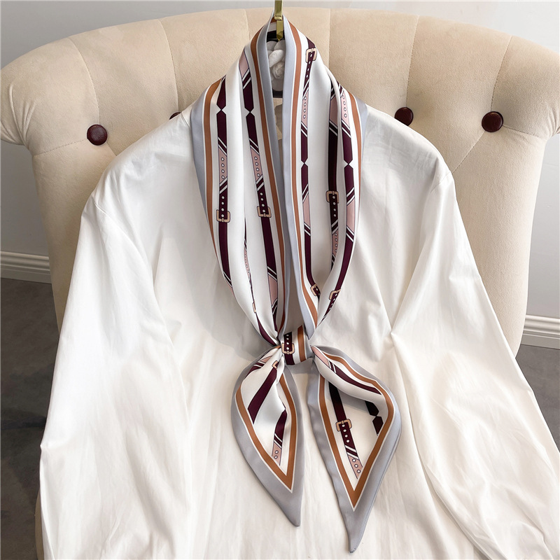 Fashion Print Long Silk Scarf  - Luxury Bags Expensive のレビューと価格