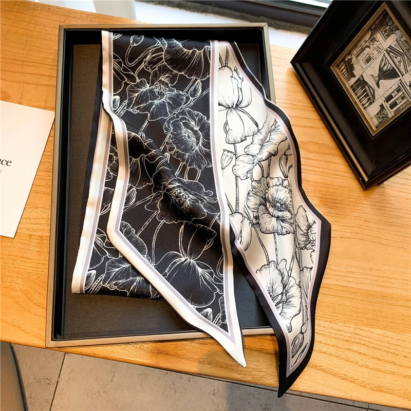 Luxury Long Silk Scarf Female  - Luxury Bags Expensive のレビューと価格