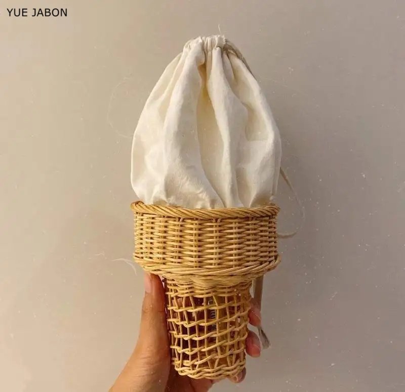 Ice Cream Design Woven Bag Swe - Luxury Bags Cute のレビューと価格