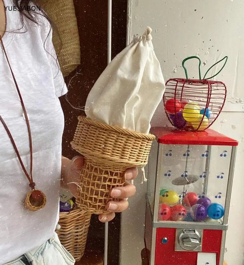 Ice Cream Design Woven Bag Swe - Luxury Bags Cute のレビューと価格