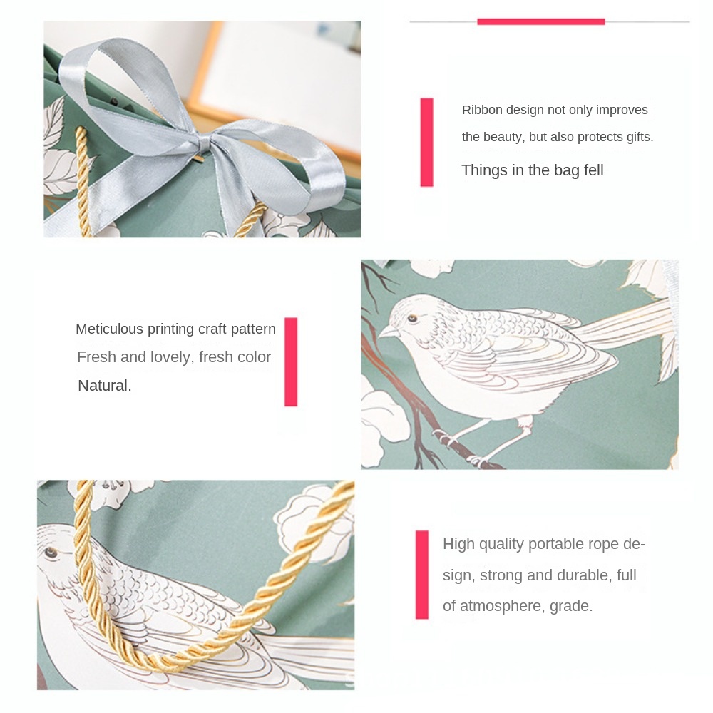 Green Handhold Paper Bag Creat - Luxury Bags Green のレビューと価格