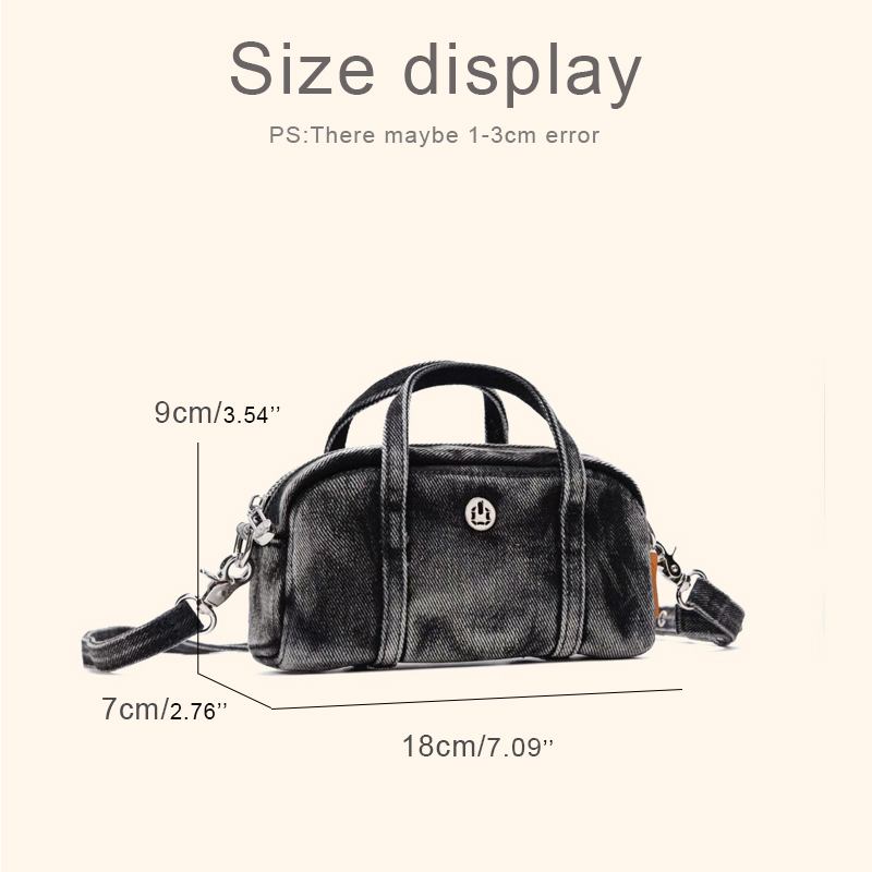 Korean Casual Mini Denim Box B - Luxury Bags Casual のレビューと価格