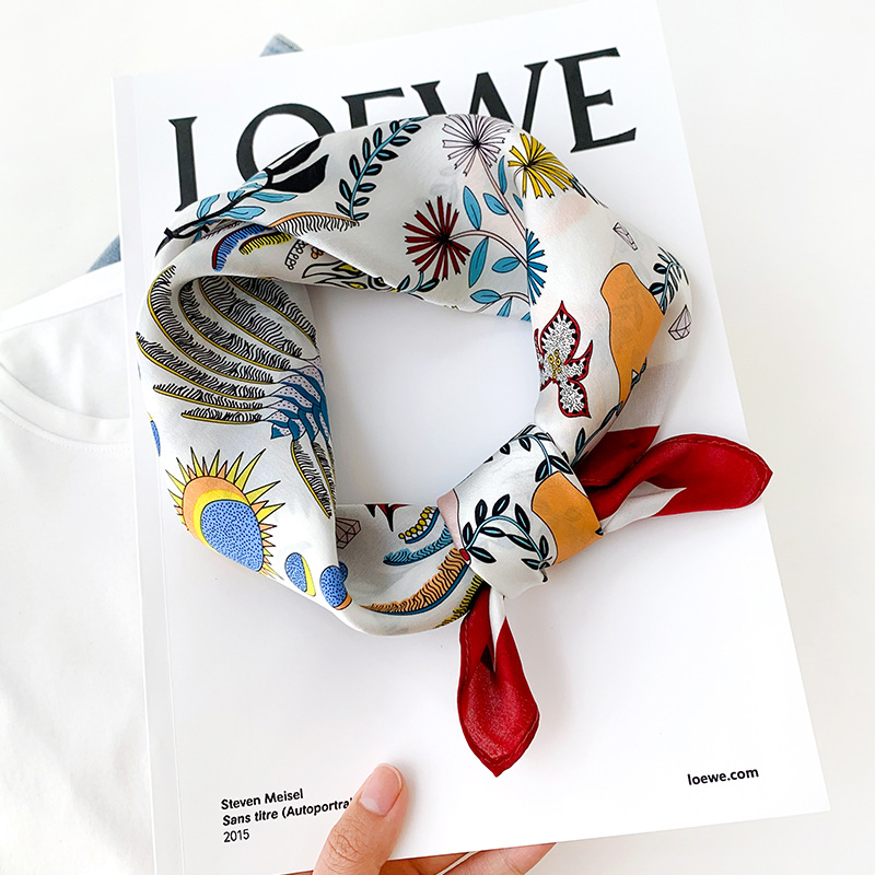 Women 70*70cm Square Silk Scar - Luxury Bags Trend 2025 のレビューと価格