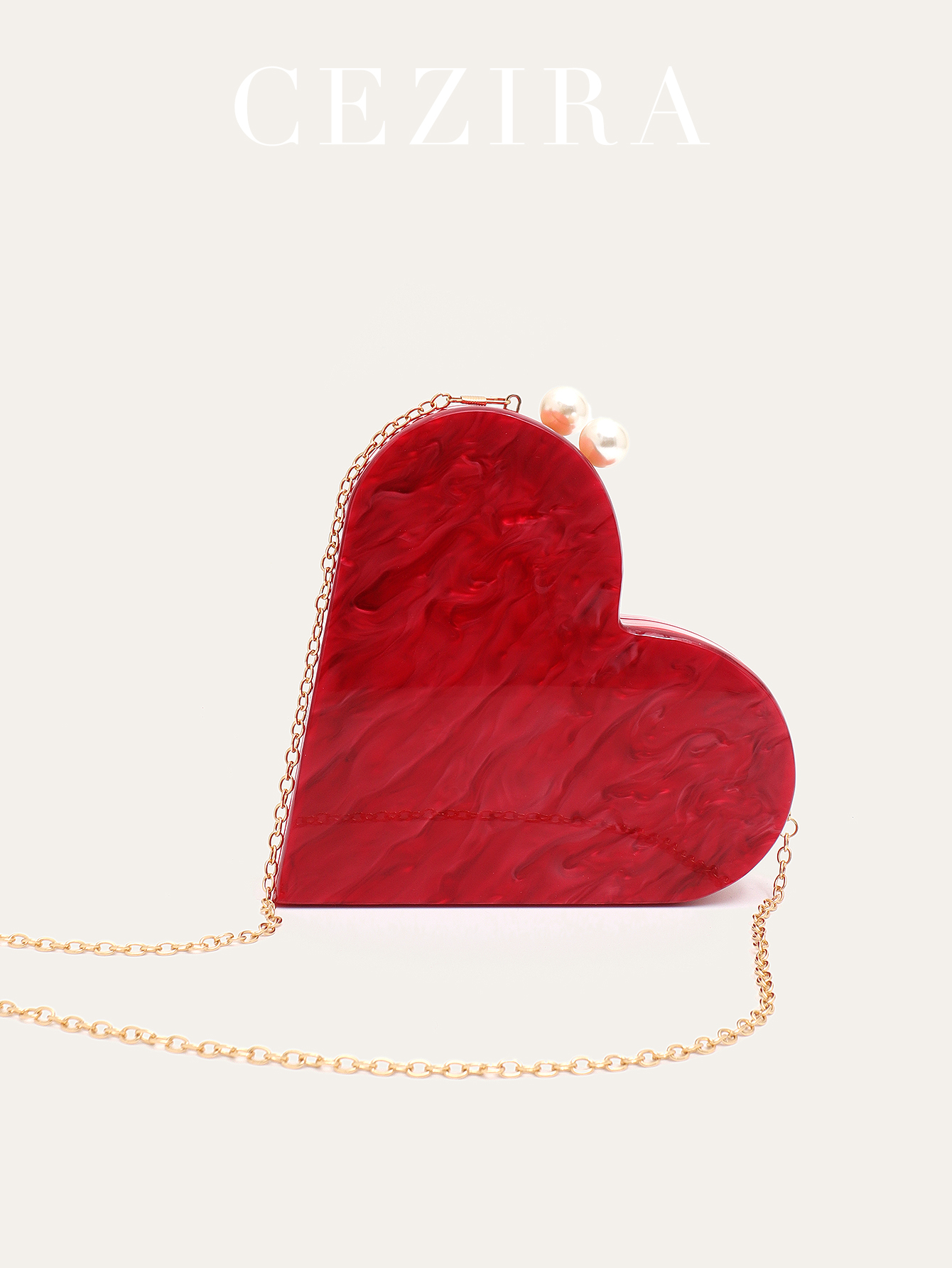 CEZIRA Luxury Red Heart Shaped - Luxury Bags Cute のレビューと価格