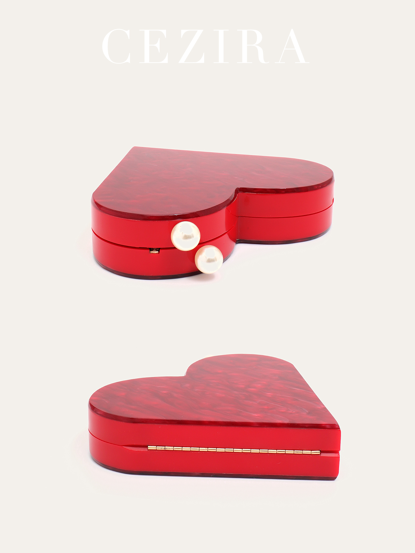 CEZIRA Luxury Red Heart Shaped - Luxury Bags Cute のレビューと価格
