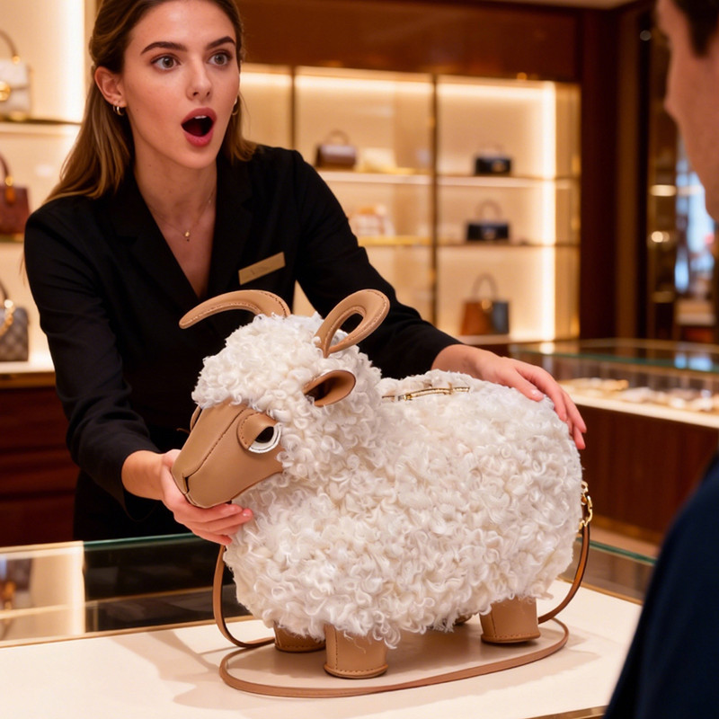 New Fashion Design Cute Sheep  - Luxury Bags Cute のレビューと価格
