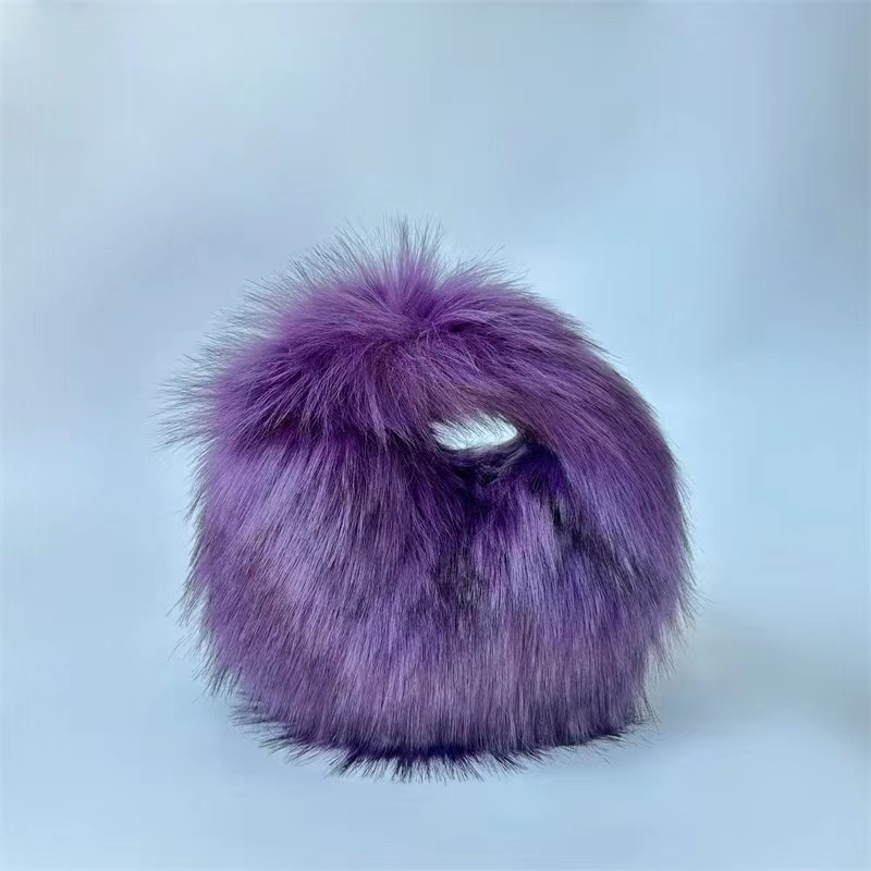 Fur Women's Small Half Moon Ba - Luxury Bags Cute のレビューと価格