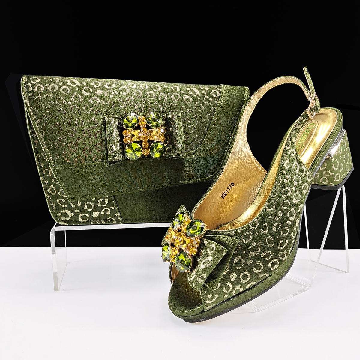 Doershow Italian green Shoes A - Luxury Bags And Shoes のレビューと価格