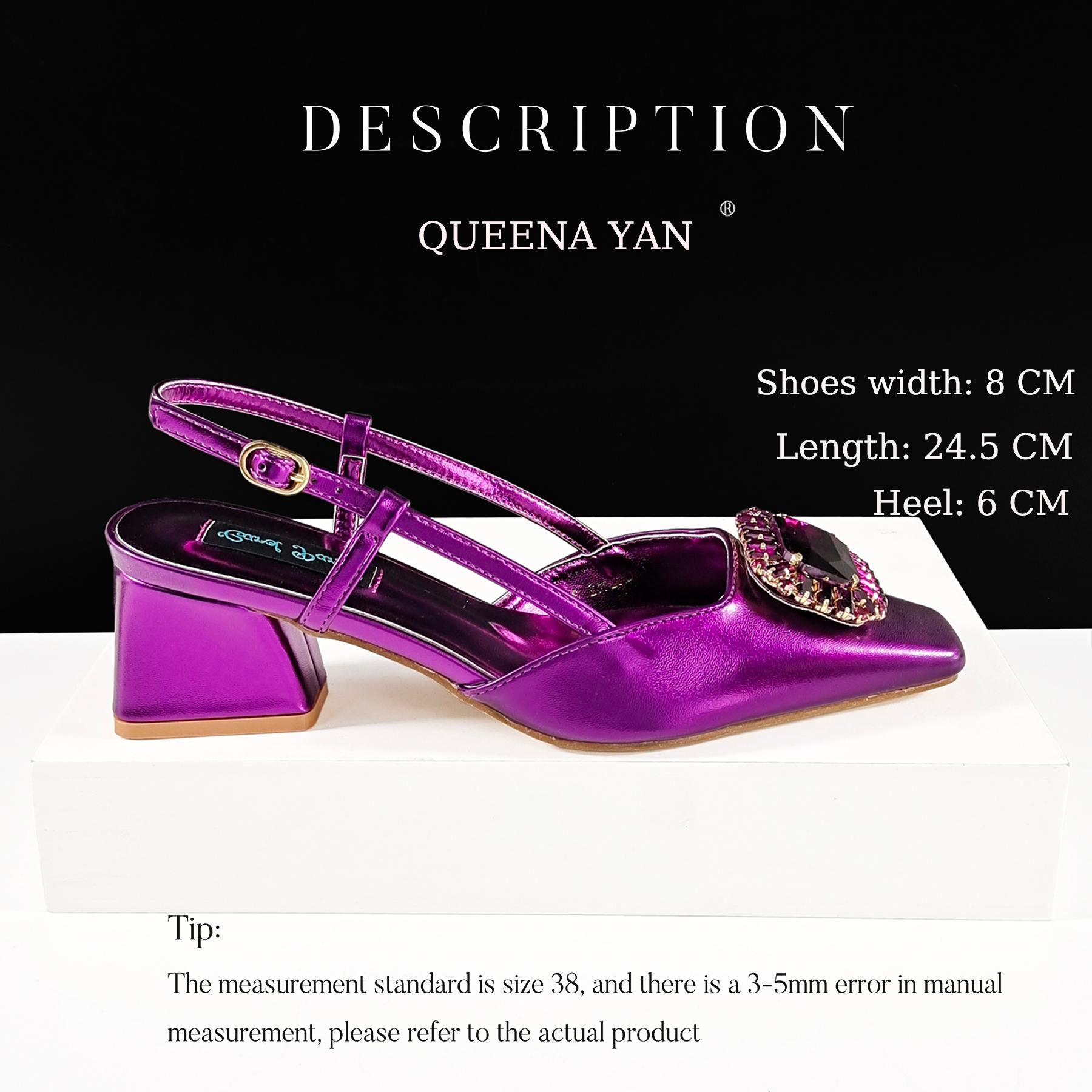 Queena Yan 2025 Nigerian Heel  - Luxury Bags And Shoes のレビューと価格