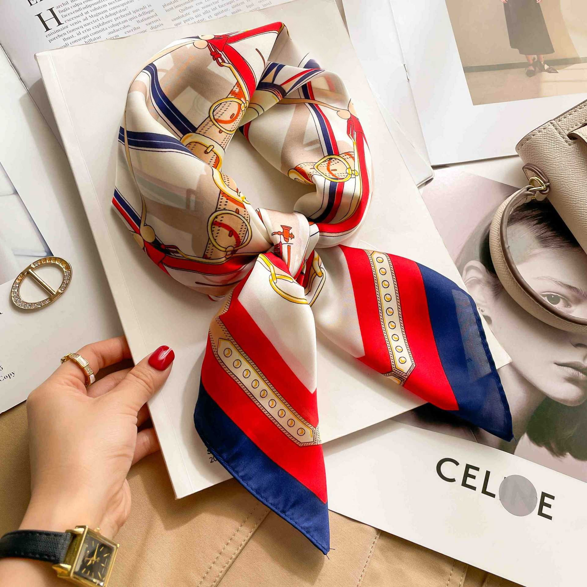 70cm Luxury Belt Print Silk Sq - Luxury Bags Expensive のレビューと価格