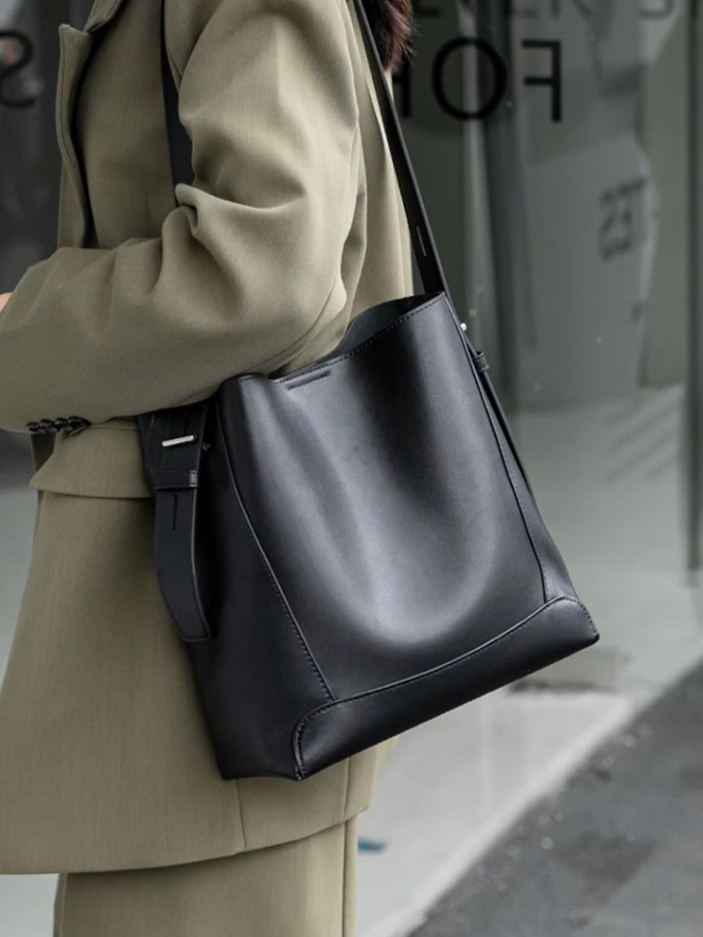 Minimalist Women Genuine Leath - Luxury Bags Classy のレビューと価格