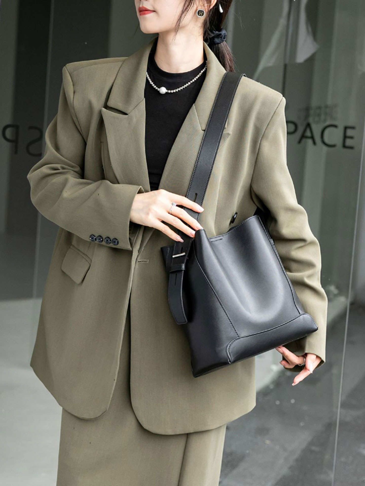 Minimalist Women Genuine Leath - Luxury Bags Classy のレビューと価格