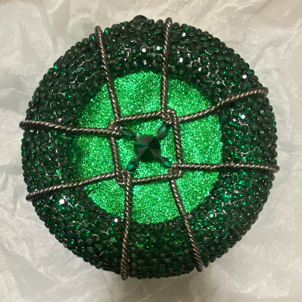 Women’s Green Crystal Evening  - Luxury Bags Green のレビューと価格