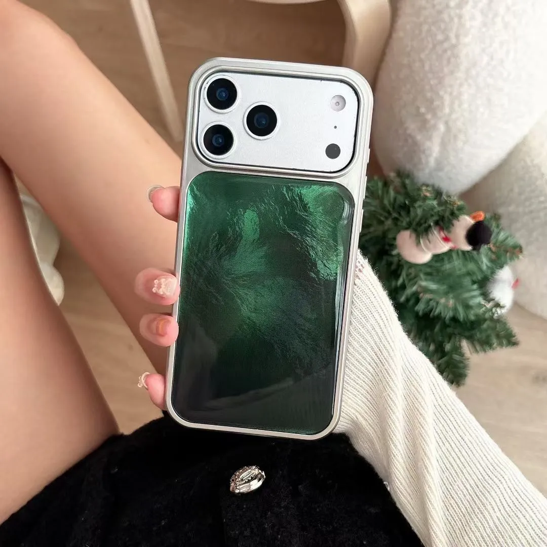 Green Aurora pattern Phone Cas - Luxury Bags Green のレビューと価格