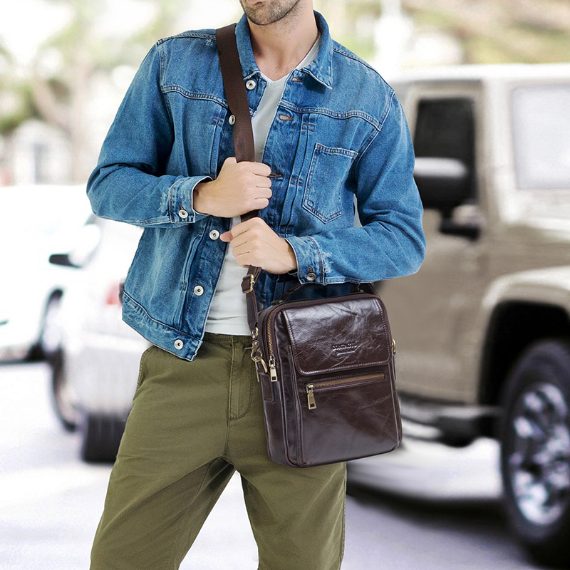 CONTACT'S new genuine leather  - Luxury Bags For Men Brands のレビューと価格