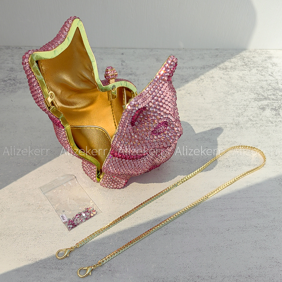 Alizekerr Cat Shaped Diamond E - Luxury Bags Classy のレビューと価格